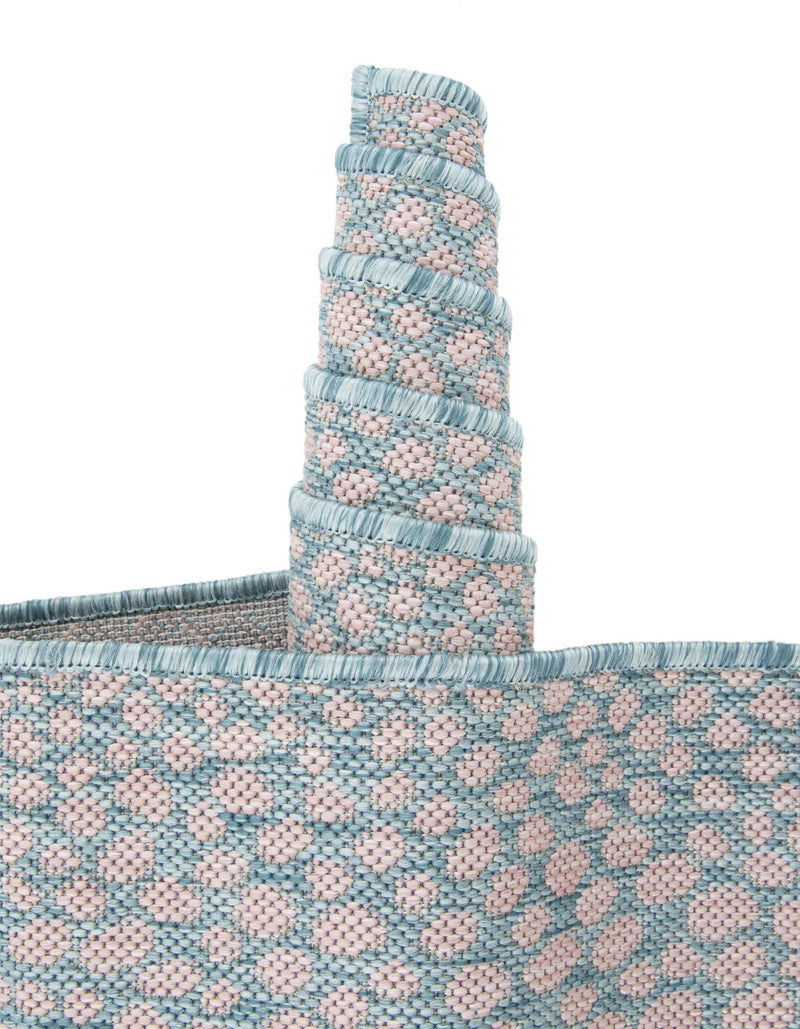 Urban Oasis Rugs Collection Area Rug -  Terrace (Pink and Aqua) Rectangle Pink and Aqua  lifestyle 26