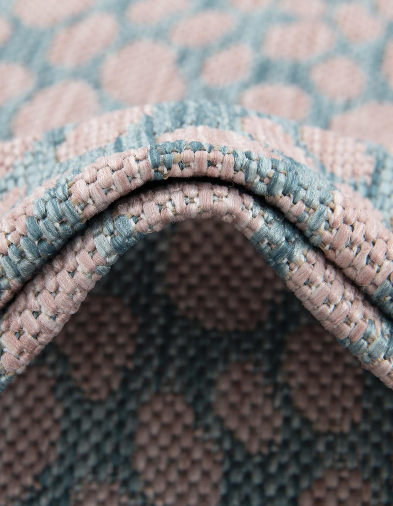 Urban Oasis Rugs Collection Area Rug -  Terrace (Pink and Aqua) Rectangle Pink and Aqua  lifestyle 27