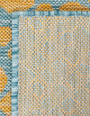Urban Oasis Rugs Collection Area Rug -  Terrace (Yellow and Aqua) Square Yellow and Aqua  lifestyle 71