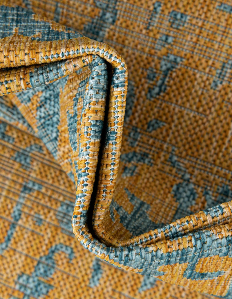 Urban Oasis Rugs Collection Area Rug -  Penthouse (Yellow and Aqua) Rectangle Yellow and Aqua  lifestyle 26
