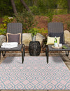Urban Oasis Rugs Collection Area Rug -  Boulevard (Pink and Aqua) Rectangle Pink and Aqua  lifestyle 2