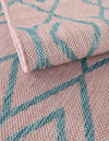 Urban Oasis Rugs Collection Area Rug -  Boulevard (Pink and Aqua) Rectangle Pink and Aqua  lifestyle 4