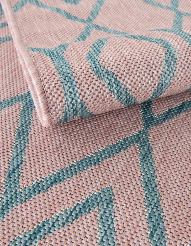 Urban Oasis Rugs Collection Area Rug -  Boulevard (Pink and Aqua) Rectangle Pink and Aqua  lifestyle 4