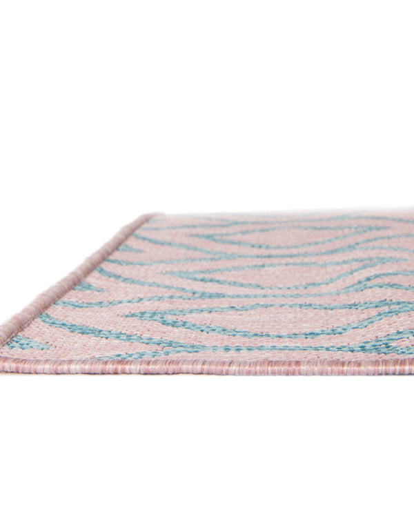 Urban Oasis Rugs Collection Area Rug -  Boulevard (Pink and Aqua) Rectangle Pink and Aqua  lifestyle 5