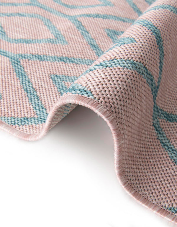 Urban Oasis Rugs Collection Area Rug -  Boulevard (Pink and Aqua) Rectangle Pink and Aqua  lifestyle 8