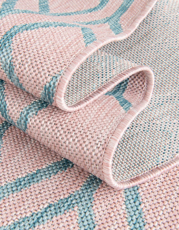 Urban Oasis Rugs Collection Area Rug -  Boulevard (Pink and Aqua) Rectangle Pink and Aqua  lifestyle 11