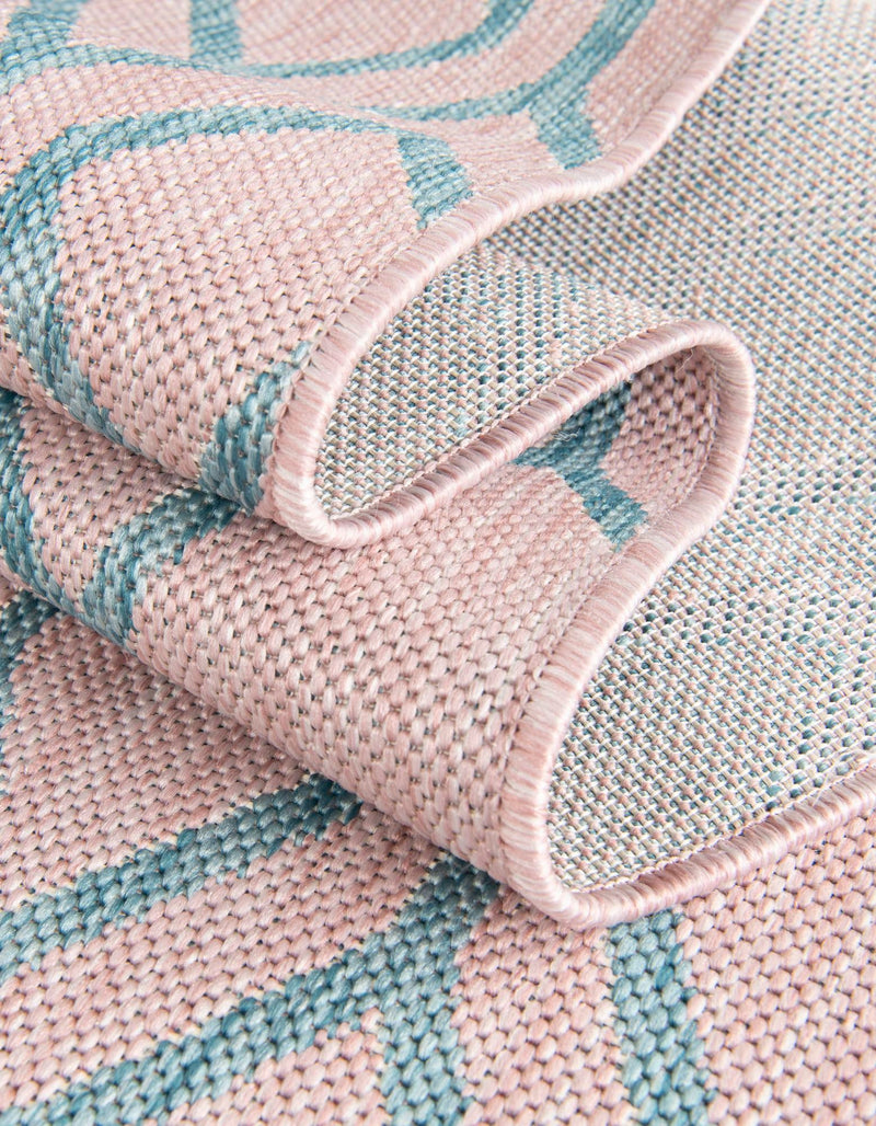 Urban Oasis Rugs Collection Area Rug -  Boulevard (Pink and Aqua) Rectangle Pink and Aqua  lifestyle 11