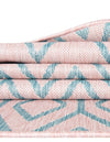 Urban Oasis Rugs Collection Area Rug -  Boulevard (Pink and Aqua) Rectangle Pink and Aqua  lifestyle 12