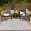 Urban Oasis Rugs Collection Area Rug -  Boulevard (Pink and Aqua) Rectangle Pink and Aqua  lifestyle 14