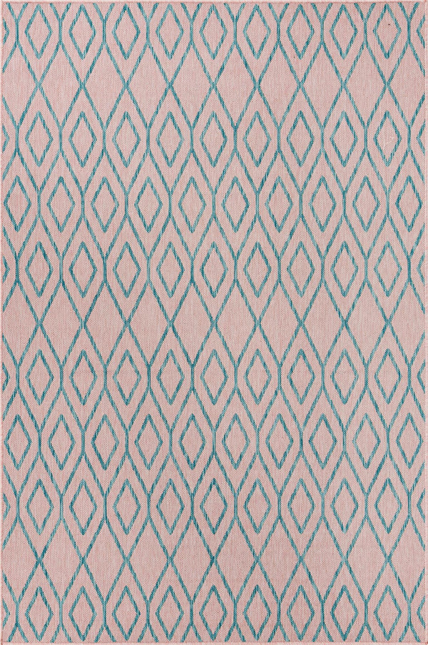 Urban Oasis Rugs Collection Area Rug -  Boulevard (Pink and Aqua) Rectangle Pink and Aqua  lifestyle 2