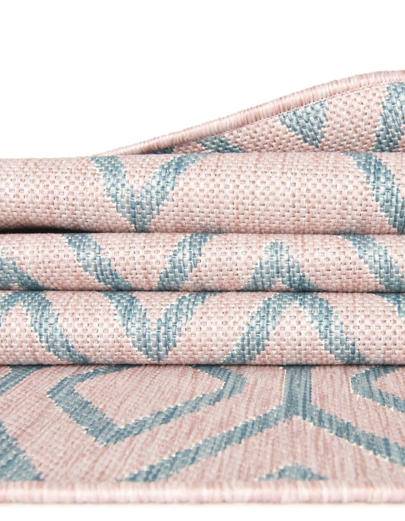 Urban Oasis Rugs Collection Area Rug -  Boulevard (Pink and Aqua) Rectangle Pink and Aqua  lifestyle 23