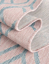 Urban Oasis Rugs Collection Area Rug -  Boulevard (Pink and Aqua) Rectangle Pink and Aqua  lifestyle 24