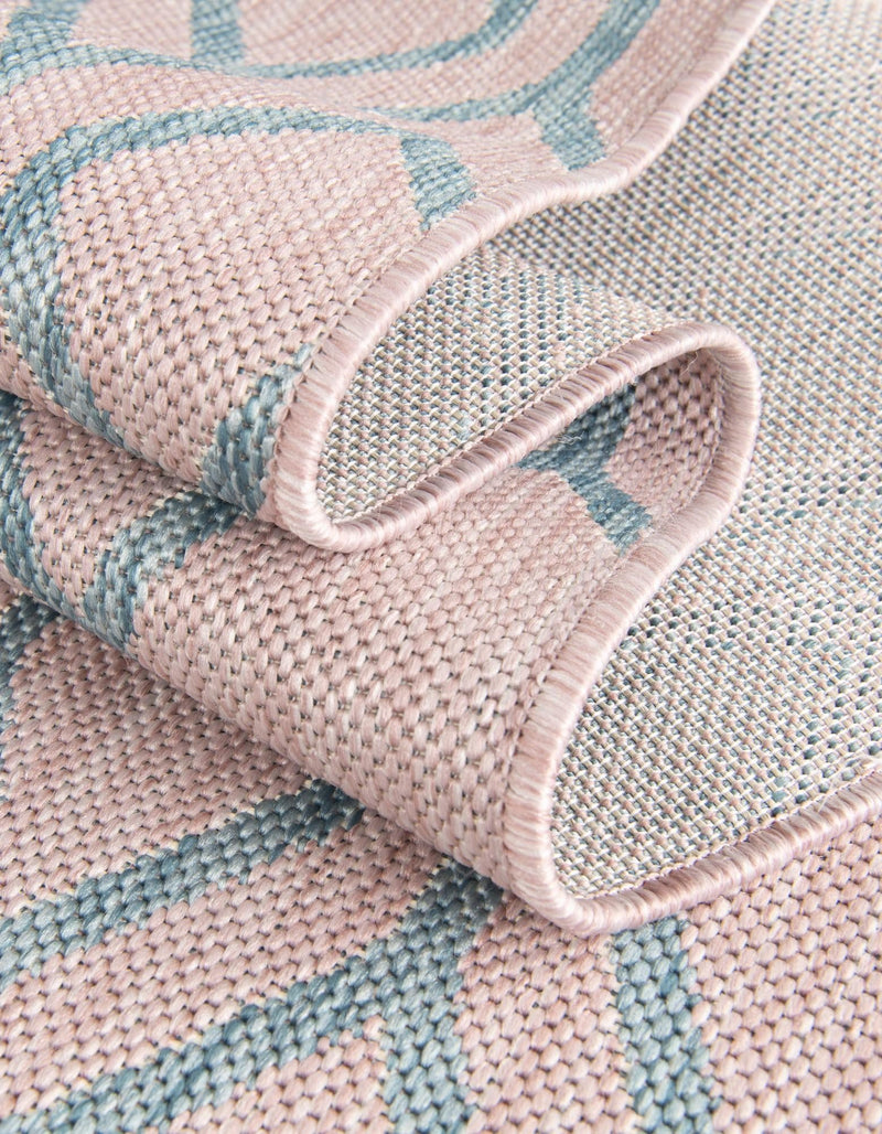 Urban Oasis Rugs Collection Area Rug -  Boulevard (Pink and Aqua) Rectangle Pink and Aqua  lifestyle 24