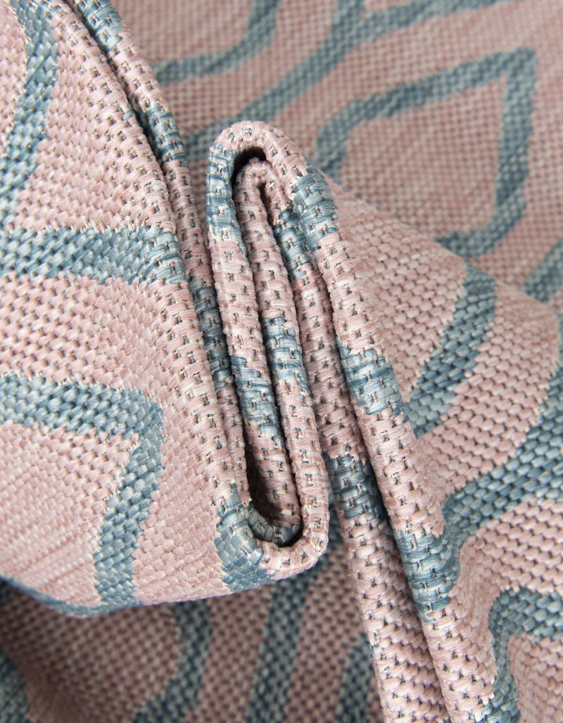 Urban Oasis Rugs Collection Area Rug -  Boulevard (Pink and Aqua) Rectangle Pink and Aqua  lifestyle 27