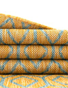 Urban Oasis Rugs Collection Area Rug -  Boulevard (Yellow and Aqua) Rectangle Yellow and Aqua  lifestyle 20
