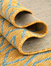 Urban Oasis Rugs Collection Area Rug -  Boulevard (Yellow and Aqua) Rectangle Yellow and Aqua  lifestyle 21