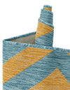 Urban Oasis Rugs Collection Area Rug -  Highrise (Yellow and Aqua) Oval Yellow and Aqua  lifestyle 63