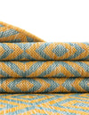 Urban Oasis Rugs Collection Area Rug -  Rooftop (Yellow and Aqua) Rectangle Yellow and Aqua  lifestyle 32