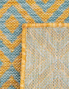Urban Oasis Rugs Collection Area Rug -  Rooftop (Yellow and Aqua) Rectangle Yellow and Aqua  lifestyle 38