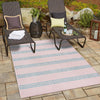 Urban Oasis Rugs Collection Area Rug -  District (Pink and Aqua) Rectangle Pink and Aqua  lifestyle 3