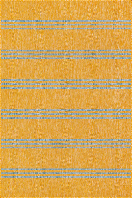 Urban Oasis Rugs Collection Area Rug -  District (Yellow and Aqua) Rectangle Yellow and Aqua  lifestyle 2