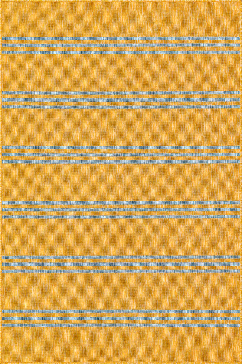 Urban Oasis Rugs Collection Area Rug -  District (Yellow and Aqua) Rectangle Yellow and Aqua  lifestyle 2