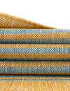 Urban Oasis Rugs Collection Area Rug -  District (Yellow and Aqua) Rectangle Yellow and Aqua  lifestyle 27