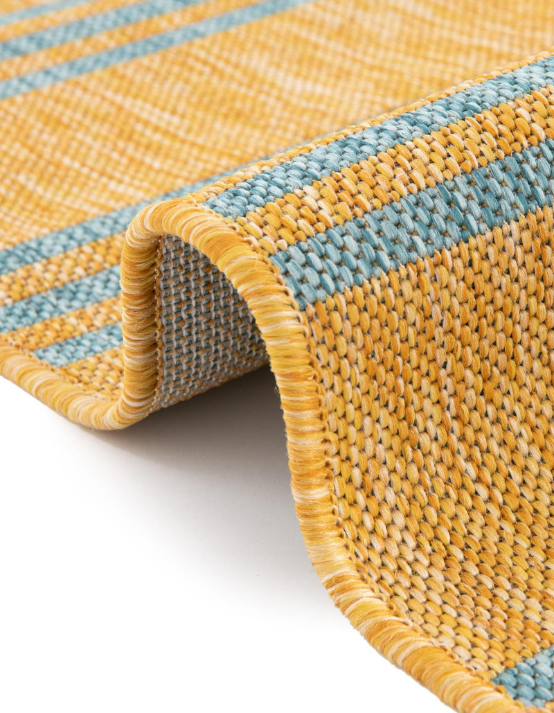 Urban Oasis Rugs Collection Area Rug -  District (Yellow and Aqua) Rectangle Yellow and Aqua  lifestyle 29