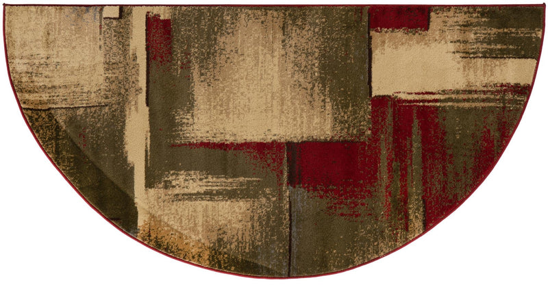 Bistro Lounge Collection Area Rug -  Doppio Hearth Multi  lifestyle 16