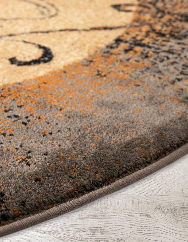 Bistro Lounge Collection Area Rug -  Affogato Oval Beige  lifestyle 39