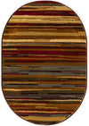 Bistro Lounge Collection Area Rug -  Americano Oval Beige  lifestyle 24