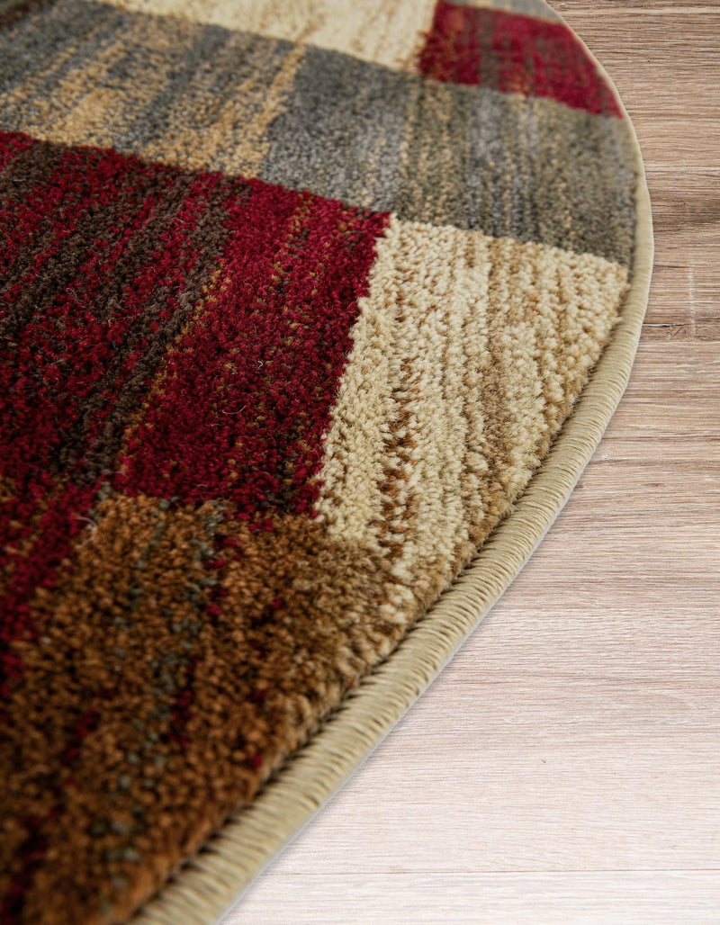 Bistro Lounge Collection Area Rug - Espresso Hearth Multi  lifestyle 40