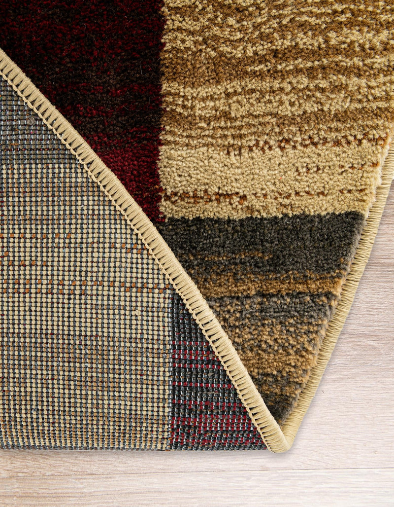 Bistro Lounge Collection Area Rug - Espresso Hearth Multi  lifestyle 41