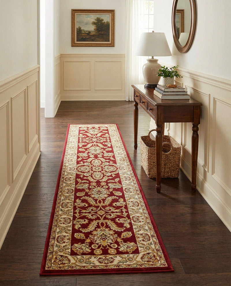 Jaipur Elegance Collection Area Rug -  Jantar Runner Red  lifestyle 62