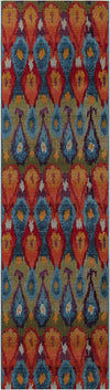 Urban Terrace Collection Area Rug -  Compass Runner Multi  lifestyle 59