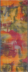 Urban Terrace Collection Area Rug -  Atrium Runner Multi  lifestyle 3
