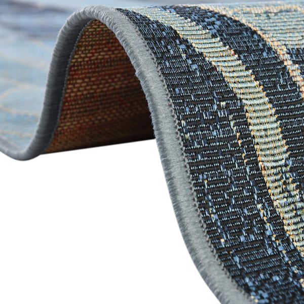 Urban Terrace Collection Area Rug -  Atrium Runner Multi  lifestyle 20