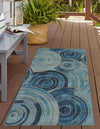 Urban Terrace Collection Area Rug -  Parkside Runner Light Blue  lifestyle 22