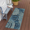 Urban Terrace Collection Area Rug -  Parkside Runner Light Blue  lifestyle 45