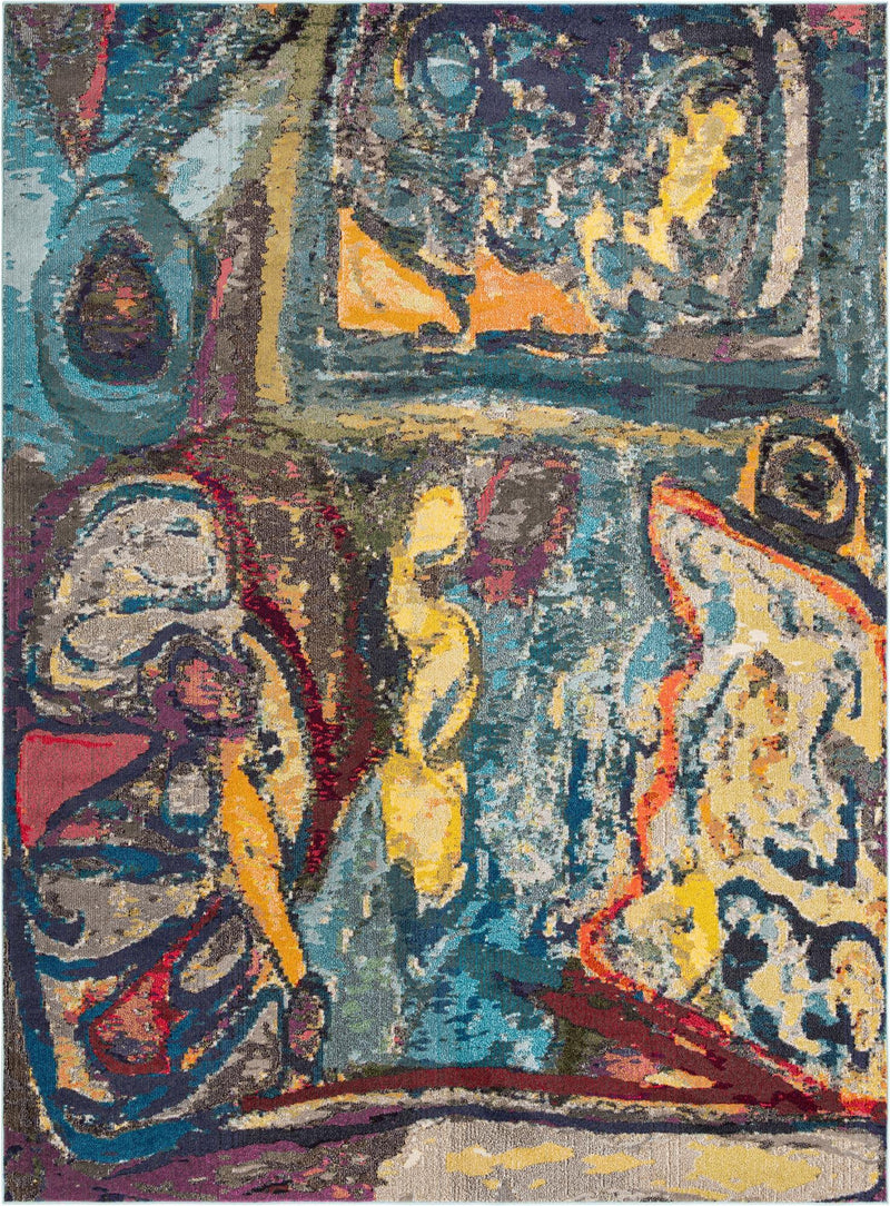 Autumnal Tapestry Collection Area Rug - Harvestville Rectangle Multi  lifestyle 2