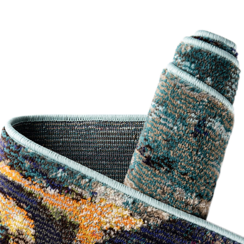 Autumnal Tapestry Collection Area Rug - Harvestville Rectangle Multi  lifestyle 10