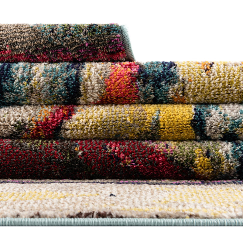 Autumnal Tapestry Collection Area Rug - Harvestville Round Multi  lifestyle 64
