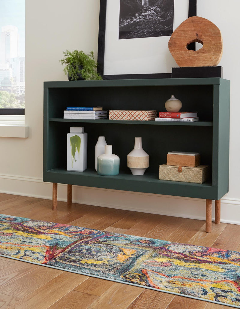 Autumnal Tapestry Collection Area Rug - Harvestville Runner Multi  lifestyle 23