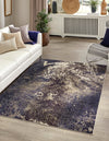 Autumnal Tapestry Collection Area Rug -  Slateville Rectangle Gray  lifestyle 2