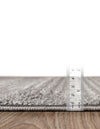 Seychelles Stripes Collection Area Rug - Mahe (Gray and Ivory) Runner Gray and Ivory  lifestyle 13