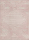 Seychelles Stripes Collection Area Rug - Mahe (Pink) Rectangle Pink Main