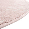 Seychelles Stripes Collection Area Rug - Mahe (Pink) Round Pink  lifestyle 6
