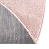 Seychelles Stripes Collection Area Rug - Mahe (Pink) Round Pink  lifestyle 8
