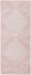 Seychelles Stripes Collection Area Rug - Mahe (Pink) Runner Pink Main