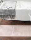 Seychelles Stripes Collection Area Rug - Mahe (Pink) Runner Pink  lifestyle 17